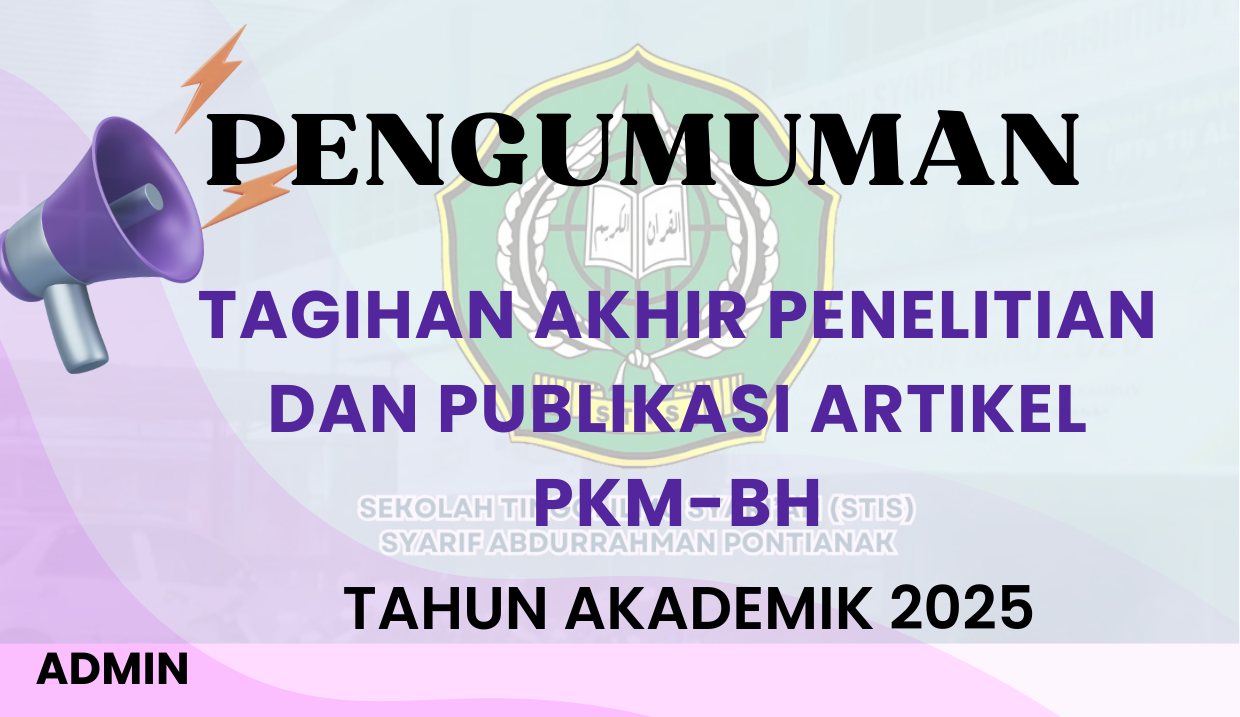 TAGIHAN LAPORAN AKHIR PENELITIAN DAN PUBLIKASI ARTIKEL PKM-BH TAHUN AKADEMIK 2025